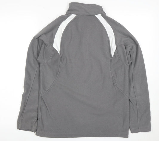 Dare2Be Women's Grey Fleece Zip Sweatshirt M