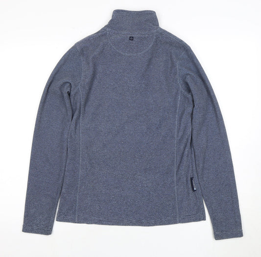 Mountain Warehouse Women's Blue Lightweight 1/2 Zip Sweatshirt