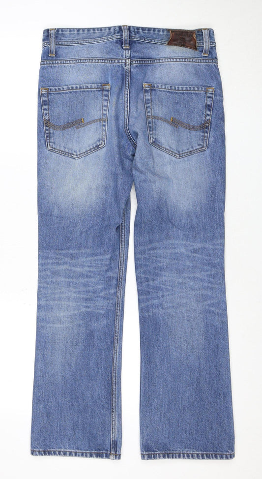 Jack & Jones Men's Blue Straight Jeans Size 30