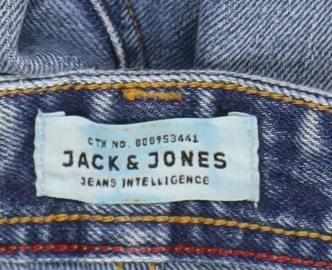 Jack & Jones Men's Blue Straight Jeans Size 30