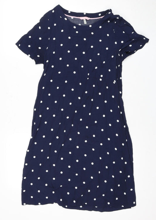 Joules Women's Blue Polka Dot Dress Size 6