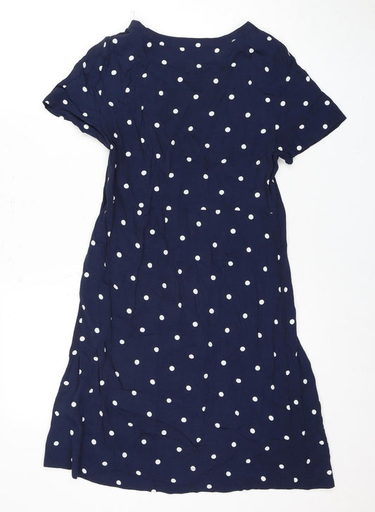 Joules Women's Blue Polka Dot Dress Size 6