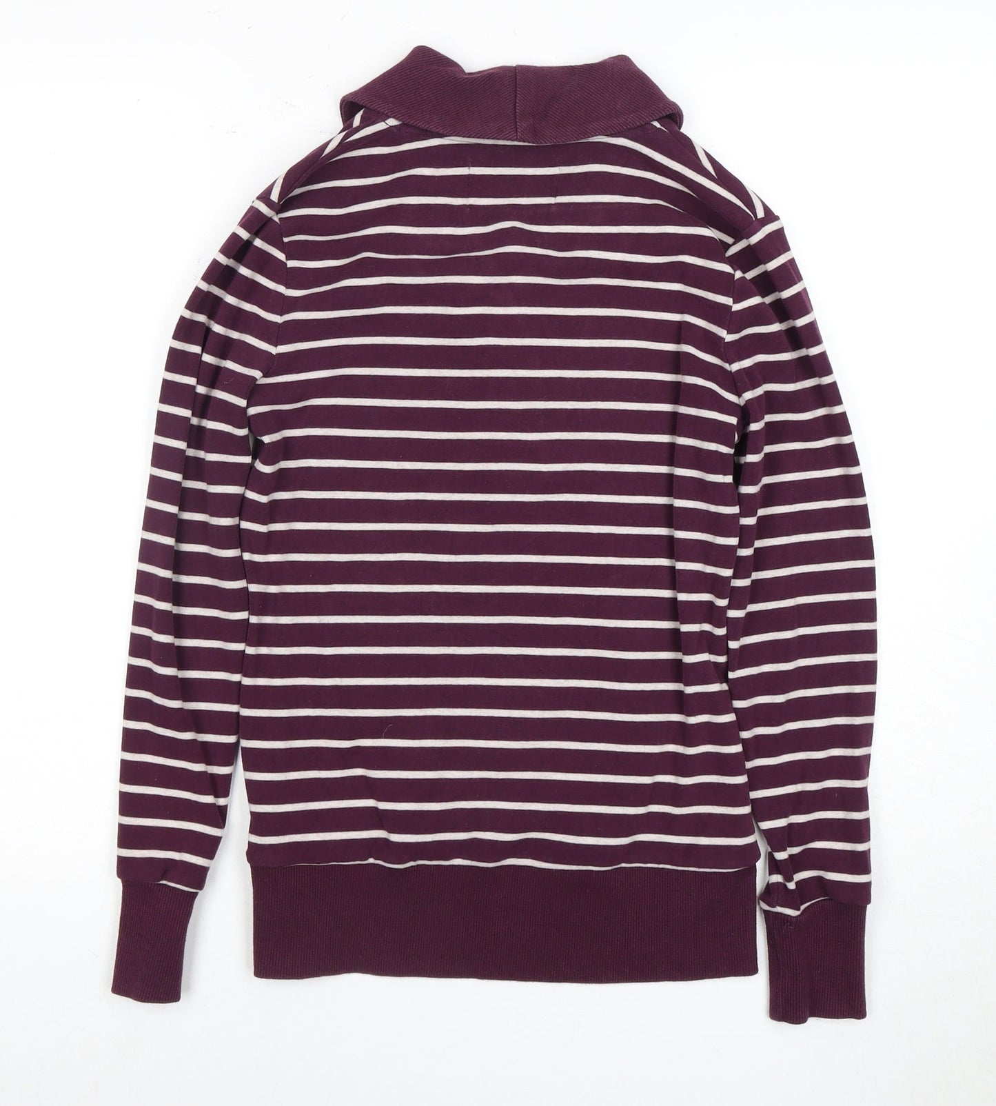 Banana Republic Henley Purple Striped Women's XS Sweatshirt