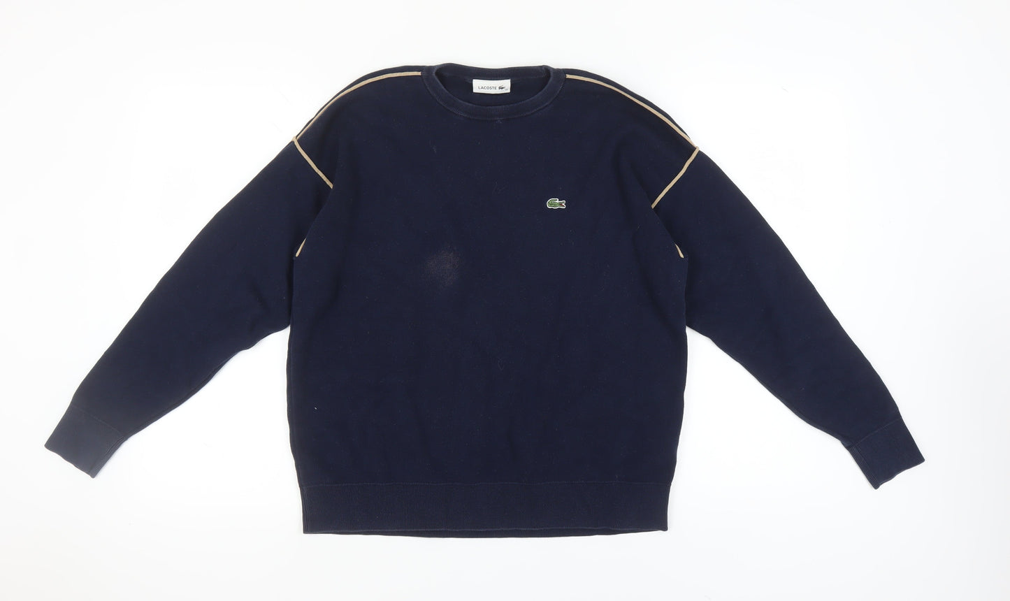 Lacoste Blue Sweatshirt Unisex Adults Size 12