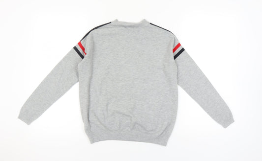 Crew Clothing Women's Grey Star Pullover Jumper XS