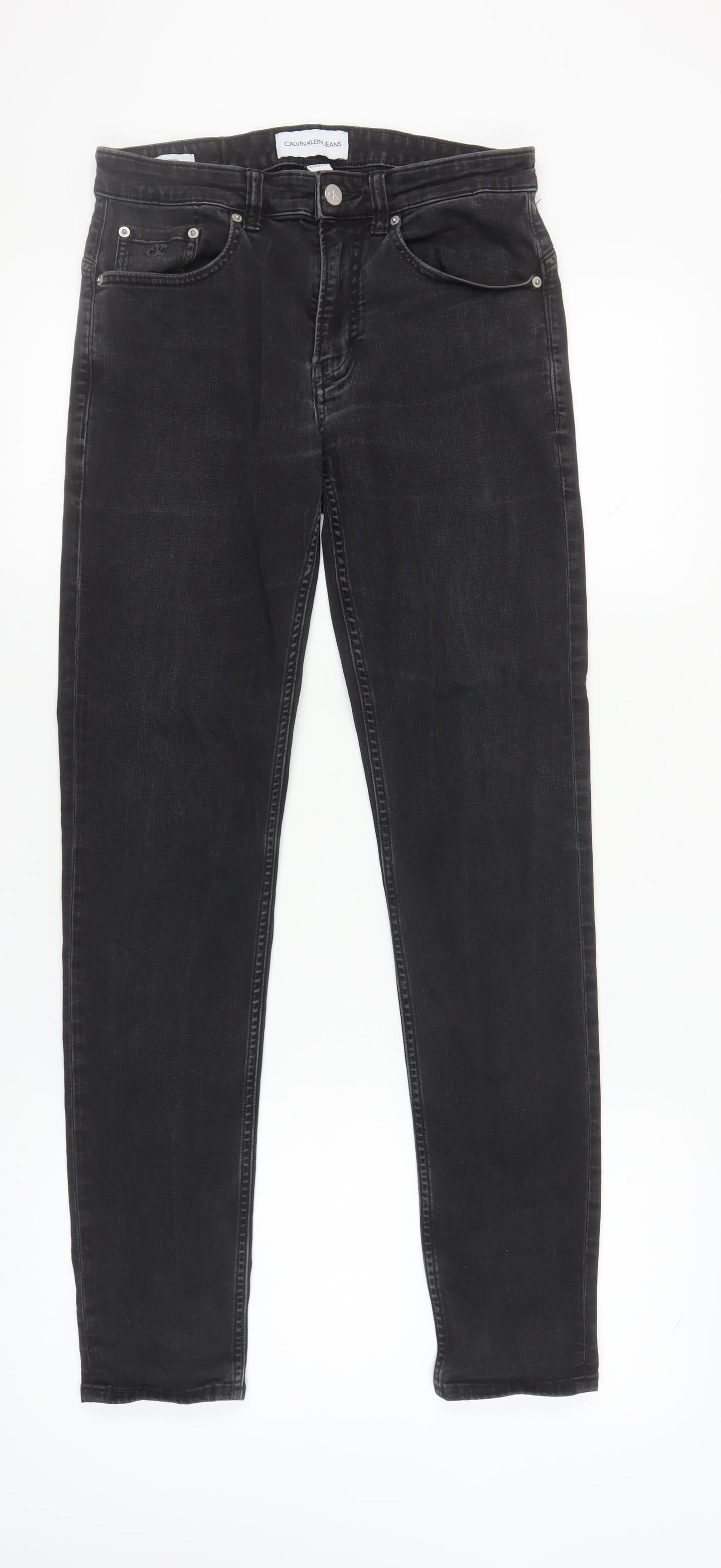 Calvin Klein Men's Black Slim Skinny Jeans 29
