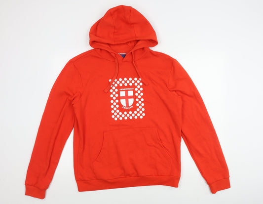 UEFA EURO 2024 Men's Red Pullover Hoodie M