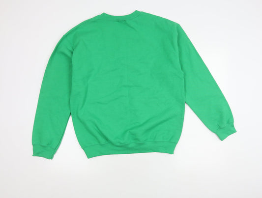 Star Wars Men's Green Pullover Christmas Sweatshirt M