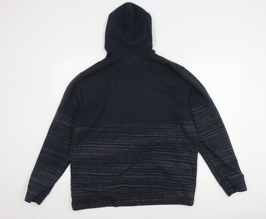 Jack & Jones Men's XL Black Full Zip Hoodie