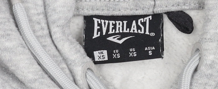 Everlast Men's Grey Hooded Pullover Hoodie XS