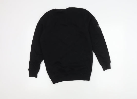 Rascal Boys Black Camouflage Pullover Sweatshirt - Regular Fit