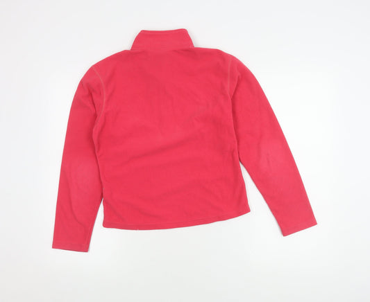 Womens UK S Regular Lowe Alpine Pink Henley Sweatshirt