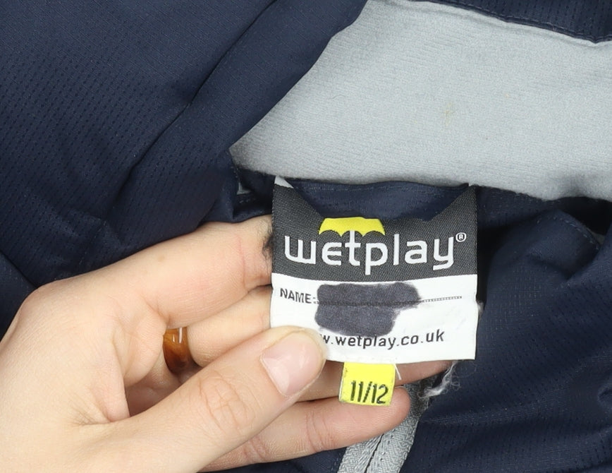 Additional view of Wetplay boys’ blue puffer jacket 11-12 years waterproof
