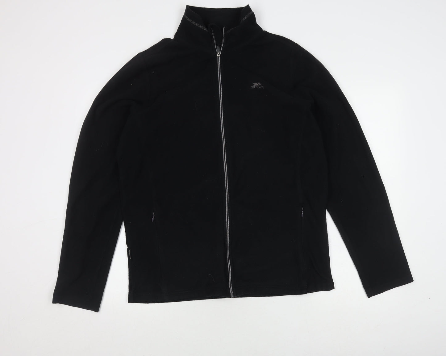 Trespass Men's Black Full Zip Fleece Hoodie L