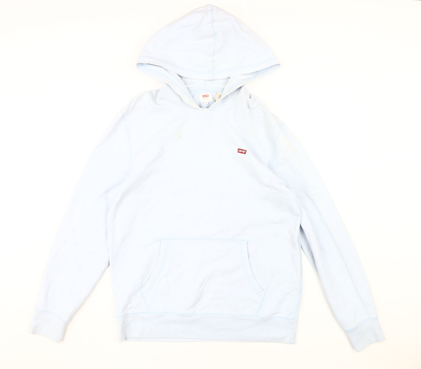 Levi's Men's Blue Pullover Hoodie, Size M, Lightweight