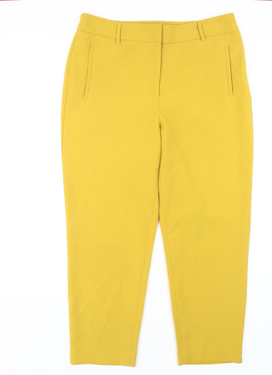 Massimo Fabbro Women's Yellow Trousers XL