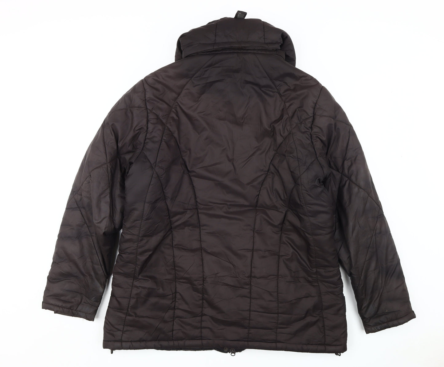 Mountain Life Women's Brown Puffer Jacket, Size 20, Hooded, Waterproof