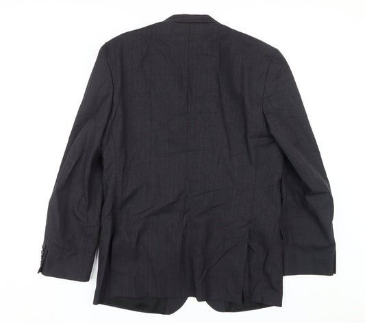 Centaur Men's Grey Wool Blazer - 42 Regular