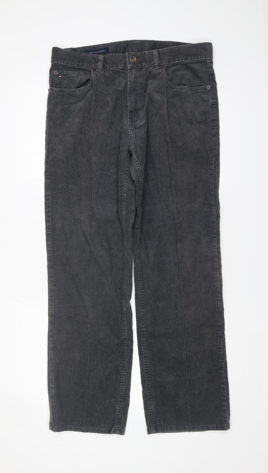 Tommy Hilfiger Men's Grey Corduroy Trousers Size 32