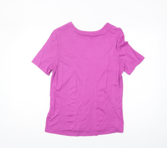 Eastex Women's Pink Basic T-Shirt Size 12