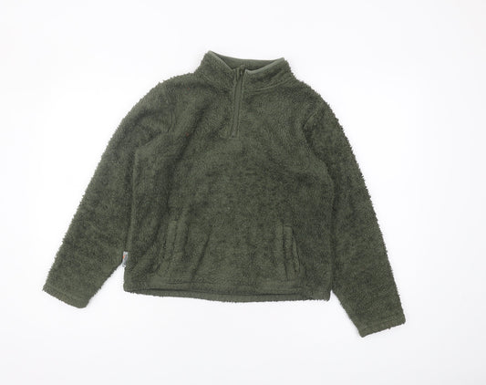 Peter Storm Boys Green Fleece Hoodie 13 Years