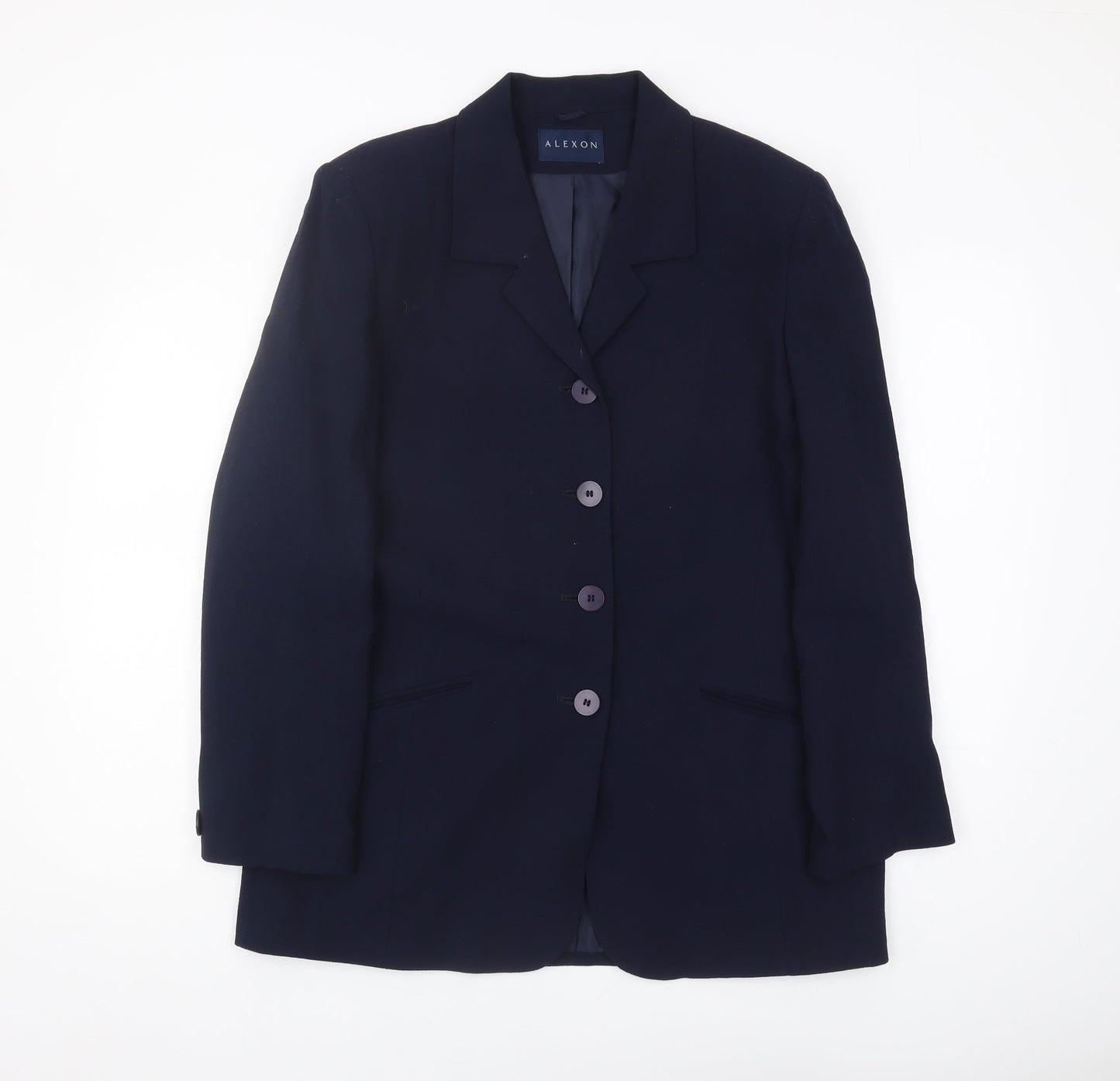 Alexon Women's Blue Wool Blazer Size 14