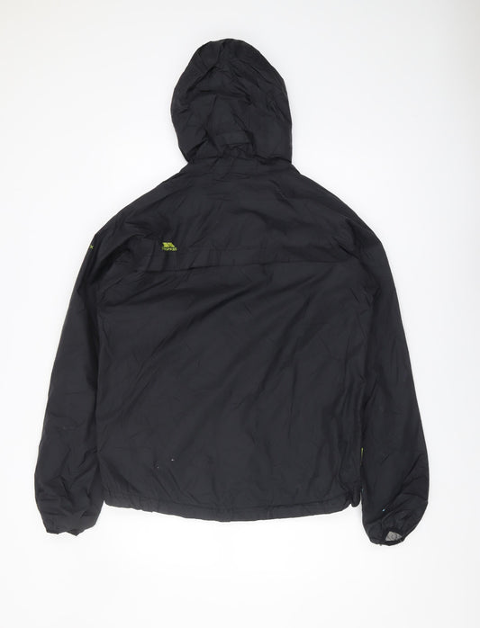 Trespass Men's Black Parka Jacket S Waterproof Breathable
