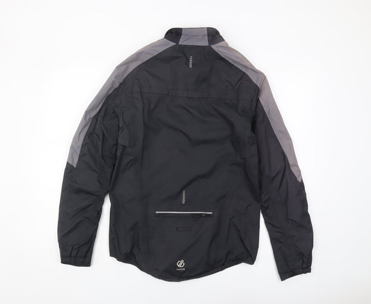 DARE 2B Men's Black Grey Windbreaker Jacket 2XS