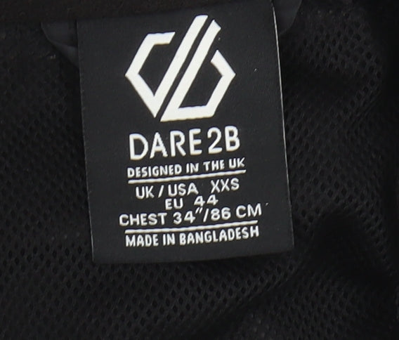 DARE 2B Men's Black Grey Windbreaker Jacket 2XS