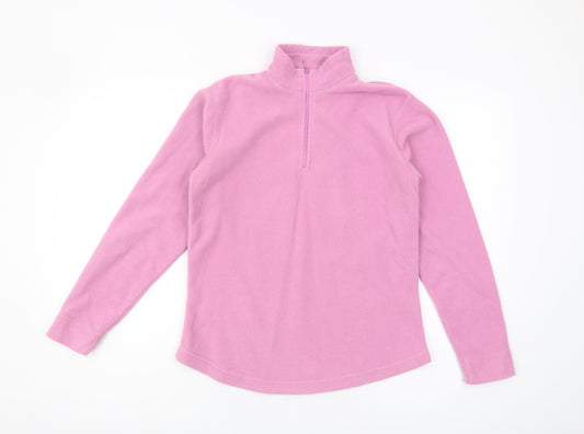 Peter Storm Women's Pink Fleece Sweatshirt Size 12
