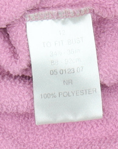 Peter Storm Women's Pink Fleece Sweatshirt Size 12