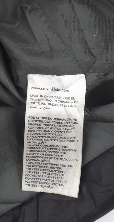 Calvin Klein Women's Black Puffer Jacket S