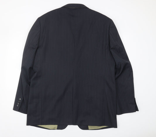 Pierre Cardin Men's Blue Stripe Blazer Size 44R