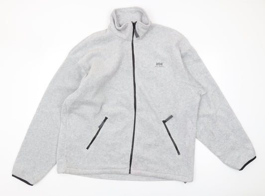 Helly Hansen Men's Grey Jacket L Full Zip Casual