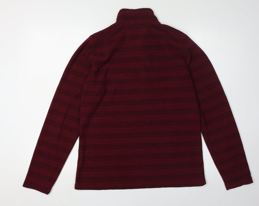 Hi Gear Women's Red Striped Pullover Sweatshirt Size 12