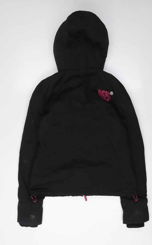 Superdry Women's Black Windbreaker Jacket S