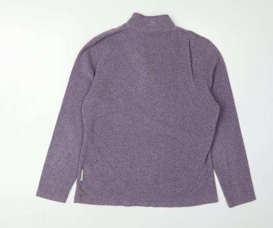 Hug Me Again Women's Purple Full Zip Jacket Size 10