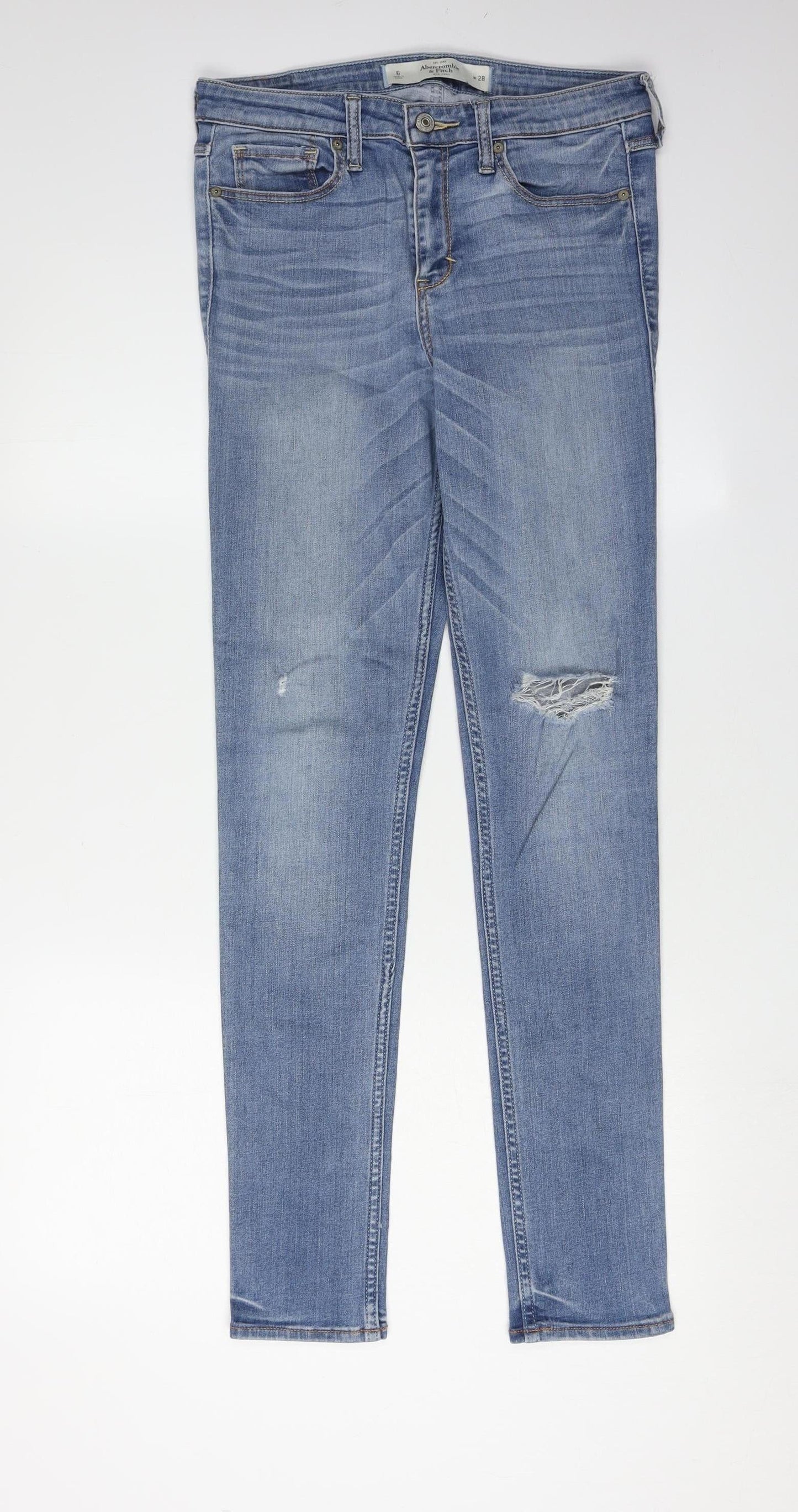 Abercrombie & Fitch Women's Blue Skinny Jeans Size 6