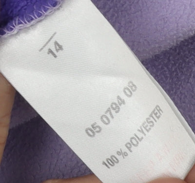 Peter Storm Women's Purple Fleece Sweatshirt, Size 14