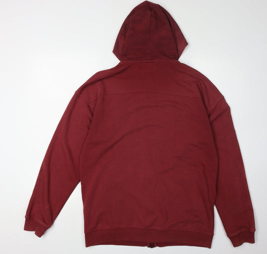 Puma Men's Red Full Zip Hoodie M