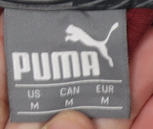 Puma Men's Red Full Zip Hoodie M