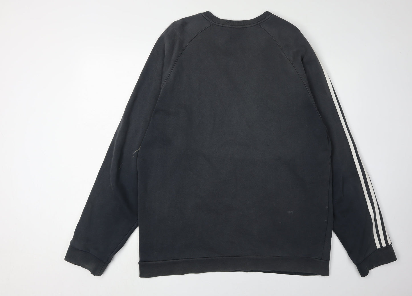 Adidas Men's Black XL Pullover Sweatshirt Sporty Style