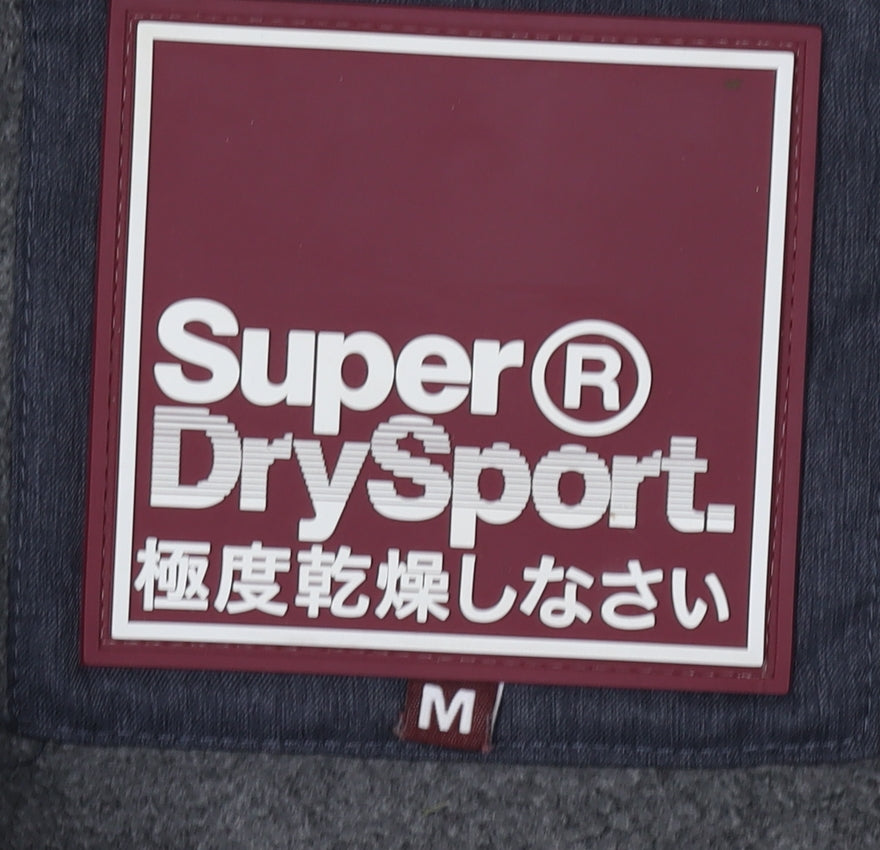 SuperDry Women's Black Puffer Jacket, Size M, Winter