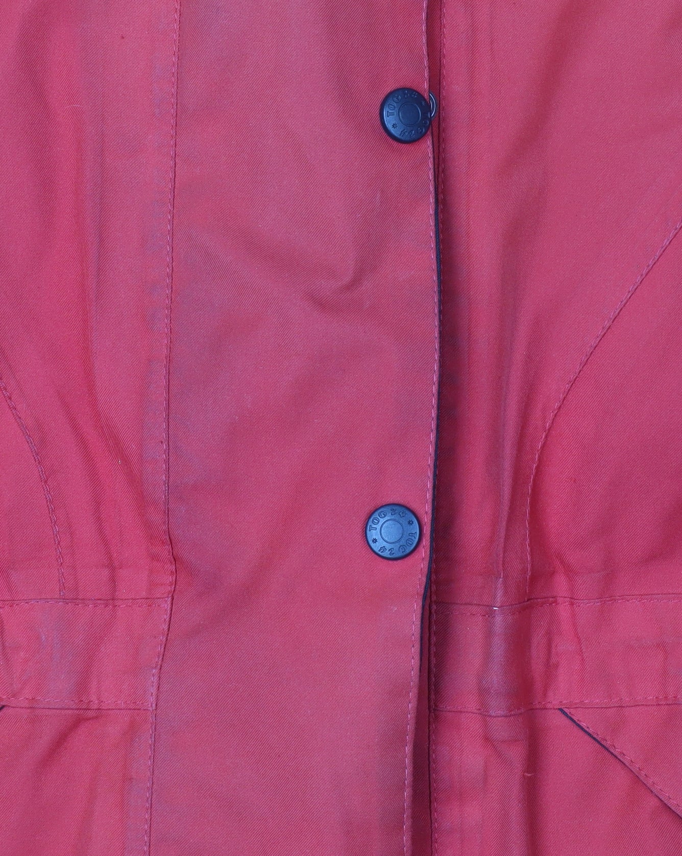 TOG 24 Men's Red Parka Jacket M - Waterproof Hooded Casual