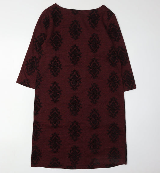 White Stuff Women's Red Paisley Dress Size 12