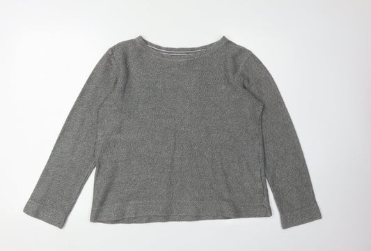 Womens UK 8 Regular Seasalt Cornwall Grey Pullover Sweatshirt