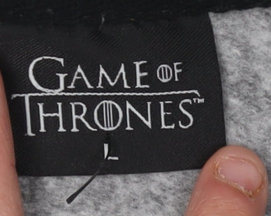 Game of Thrones Unisex Graphic Sweatshirt L Black