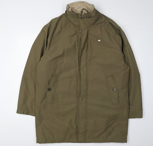 Lacoste Men's Green Long Overcoat Size 52/4