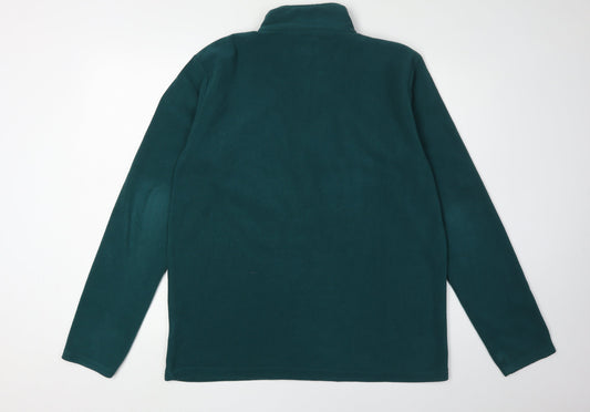 Mountain Warehouse Men's Green Fleece 1/4 Zip M