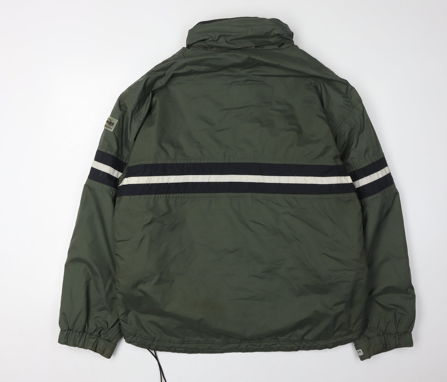 TOG 24 Men's Green L Puffer Jacket Hooded Casual